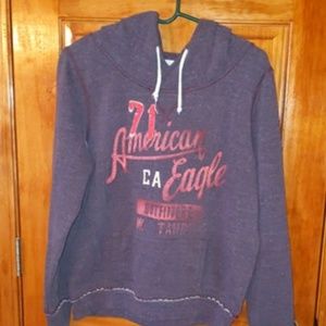 AMERICAN EAGLE SWEATSHIRT DISTRESSED XL